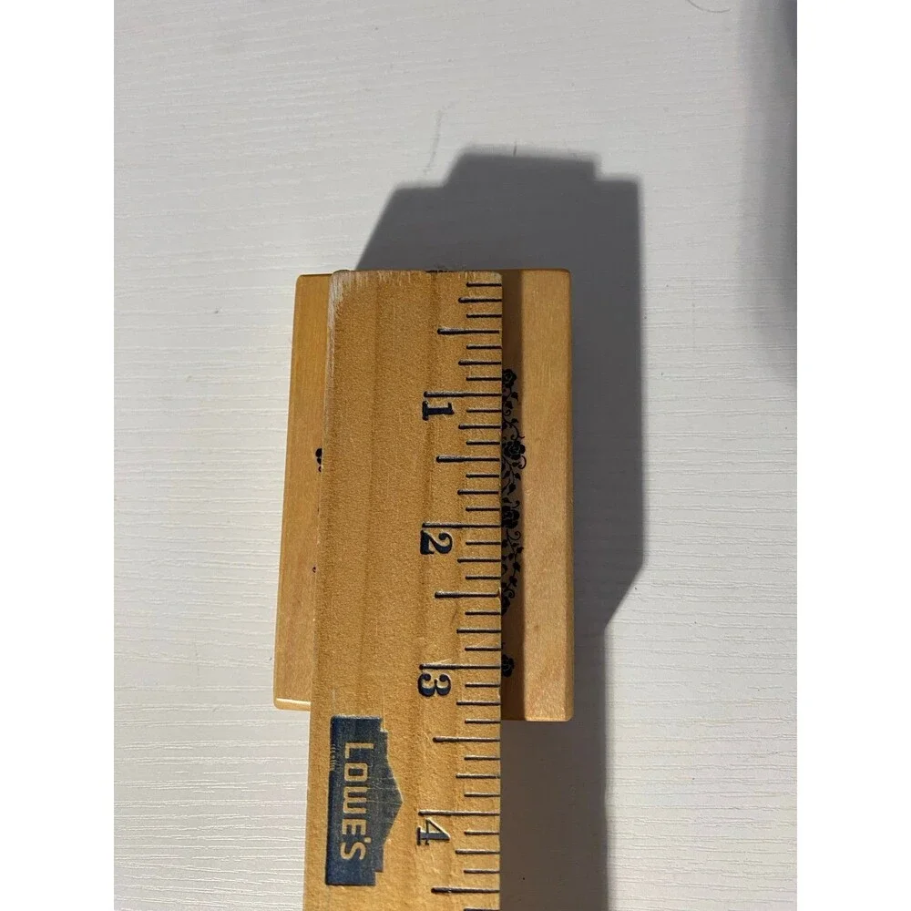 Vintage PSX Rubber Stamp G-969 I Think Of Heaven As A Garden 1993 Wood Mounted